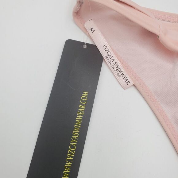 VISCAYA SWIMWEAR NWT women's M light pink bikini bottom only - Picture 3 of 3